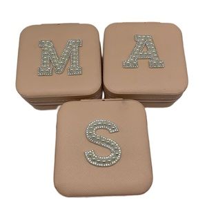 Personalized Pink Small Jewelry Box
